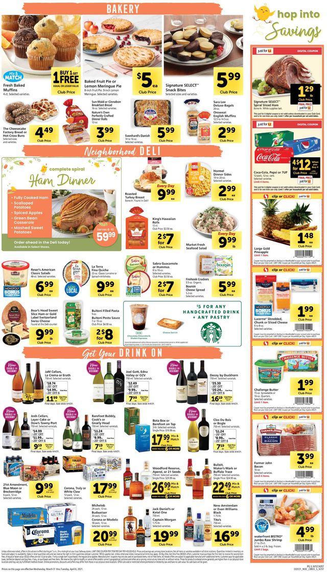 Safeway Ad from 03/31/2021