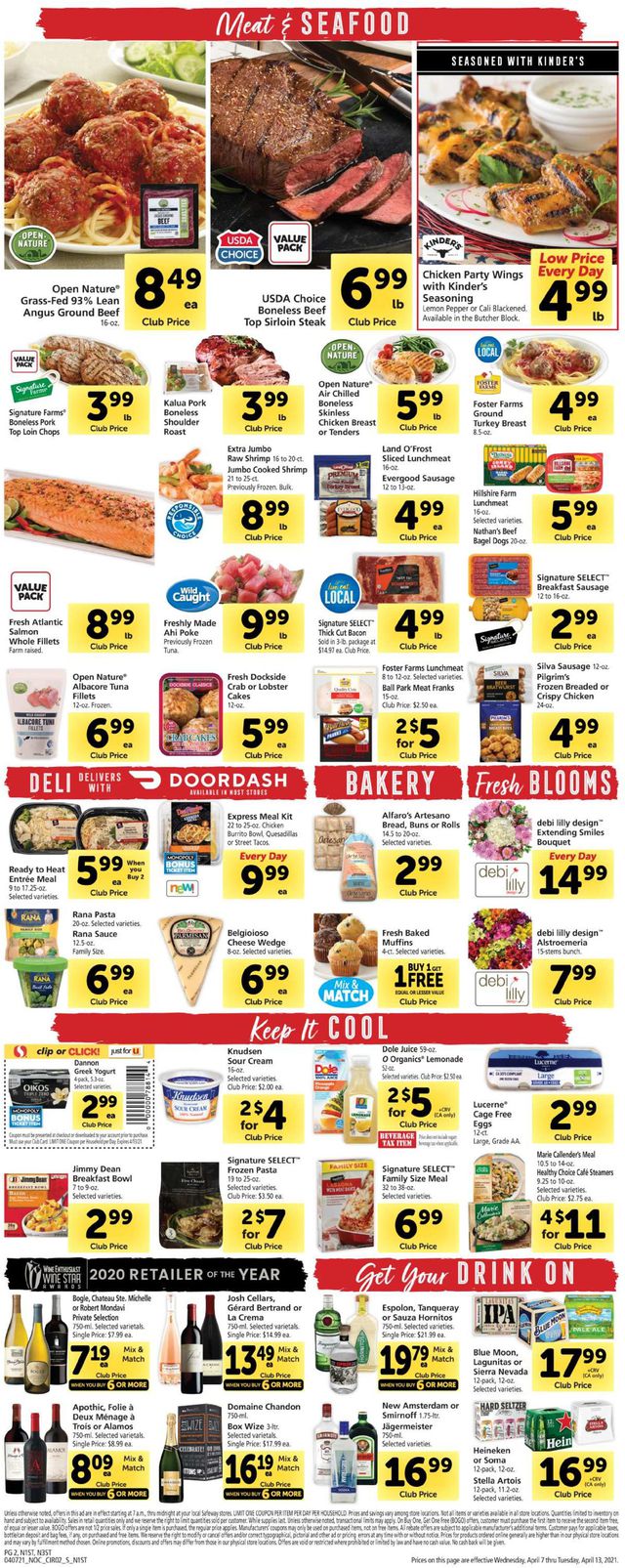 Safeway Ad from 04/07/2021