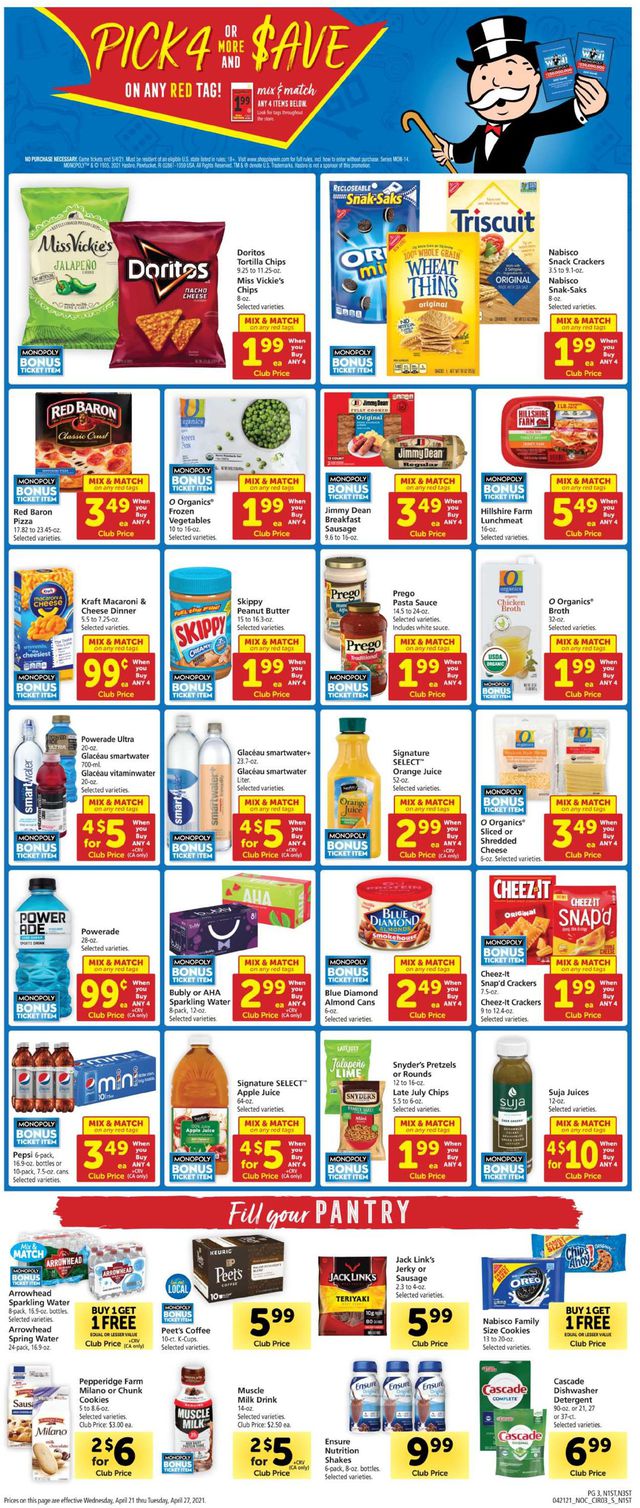 Safeway Ad from 04/21/2021