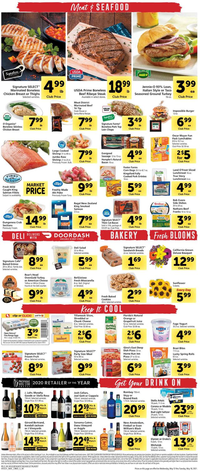 Safeway Ad from 05/12/2021