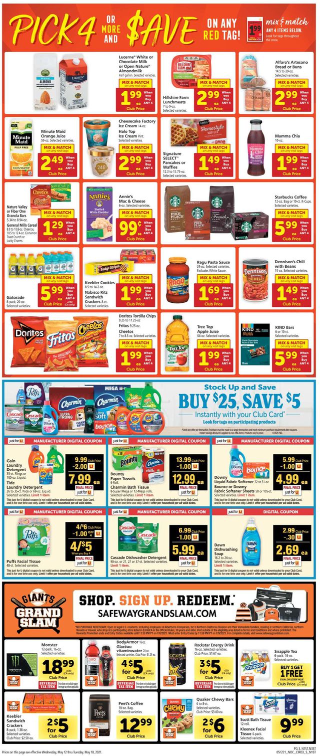 Safeway Ad from 05/12/2021