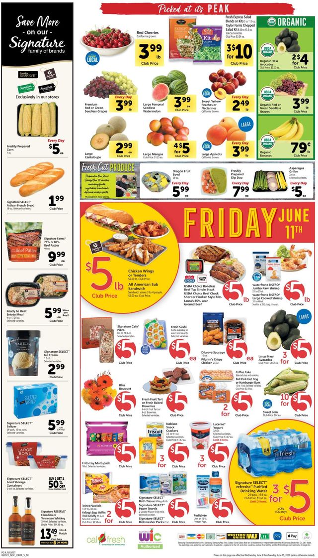 Safeway Ad from 06/09/2021