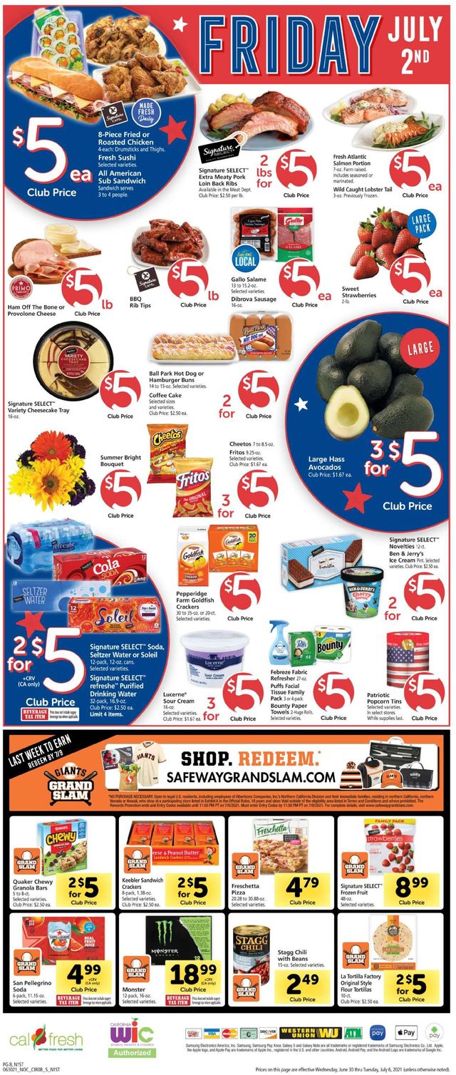 Safeway Ad from 06/30/2021