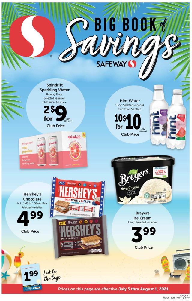 Safeway Ad from 07/05/2021