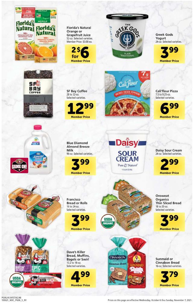 Safeway Ad from 10/06/2021