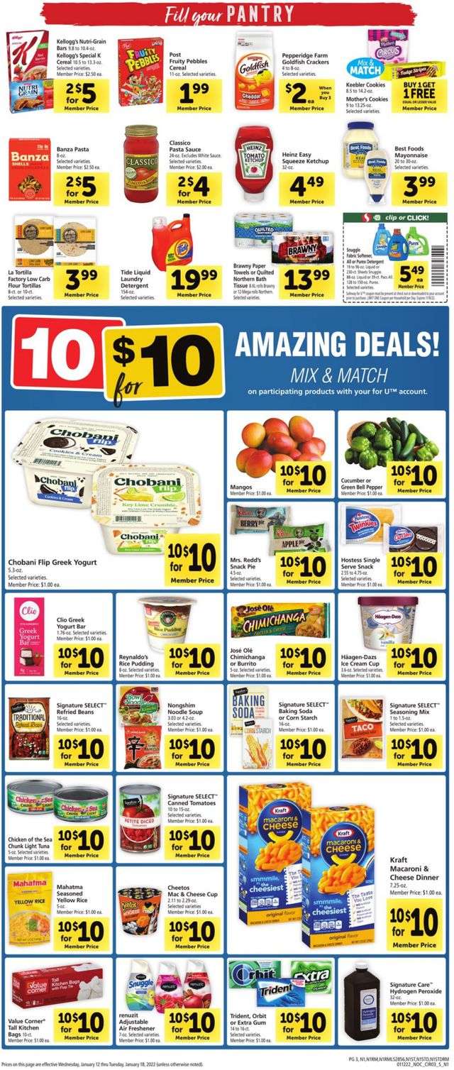 Safeway Ad from 01/12/2022