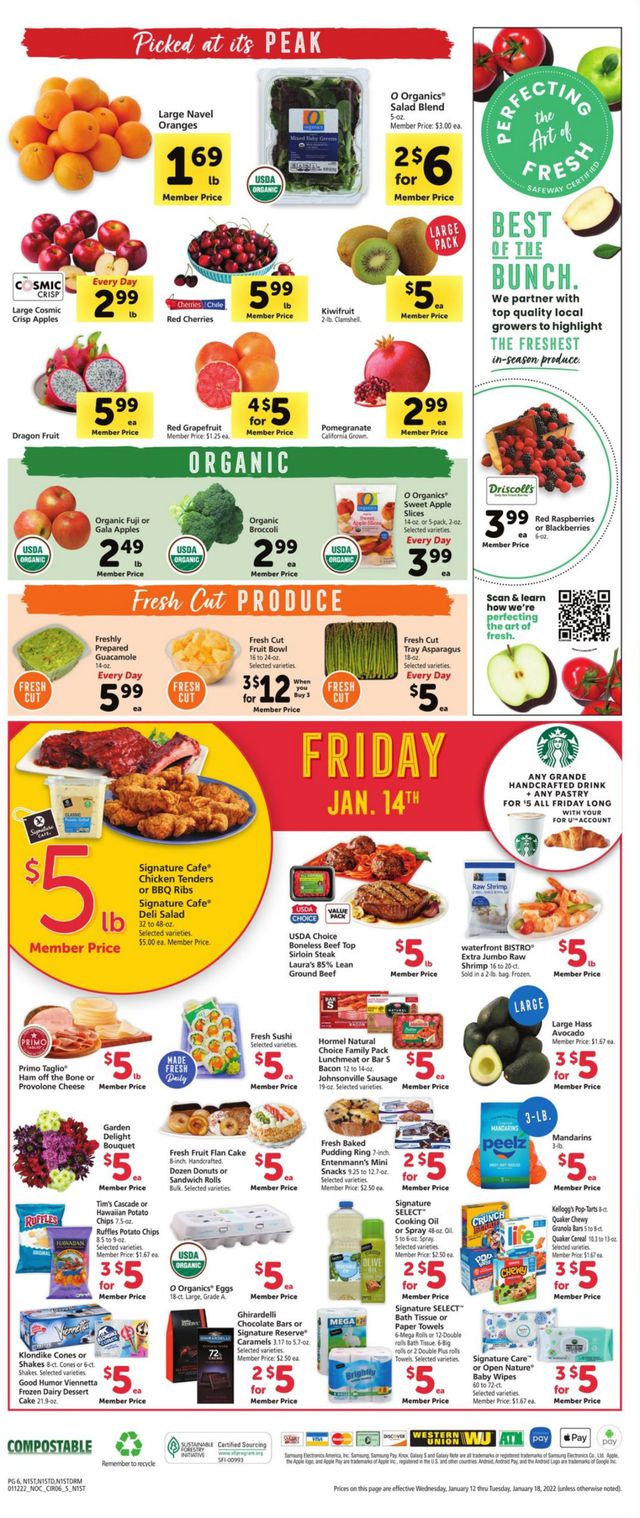Safeway Ad from 01/12/2022