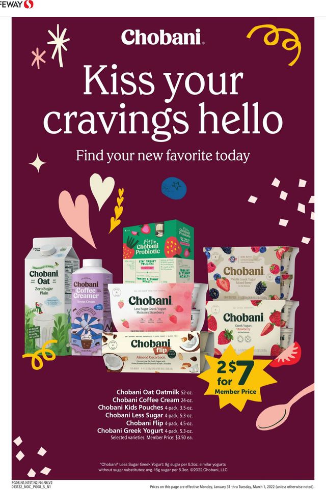 Safeway Ad from 01/31/2022