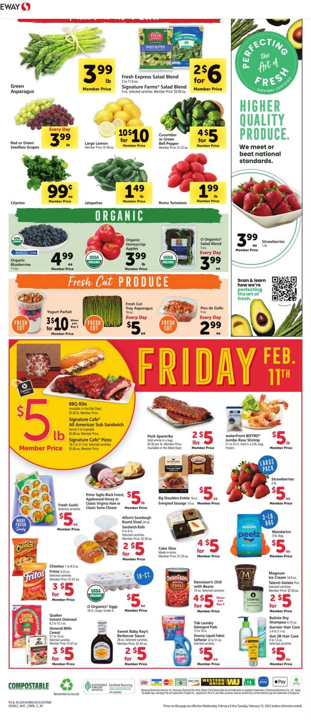 Safeway Ad from 02/09/2022