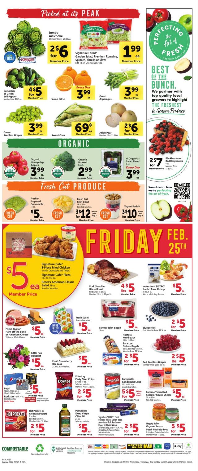 Safeway Ad from 02/23/2022
