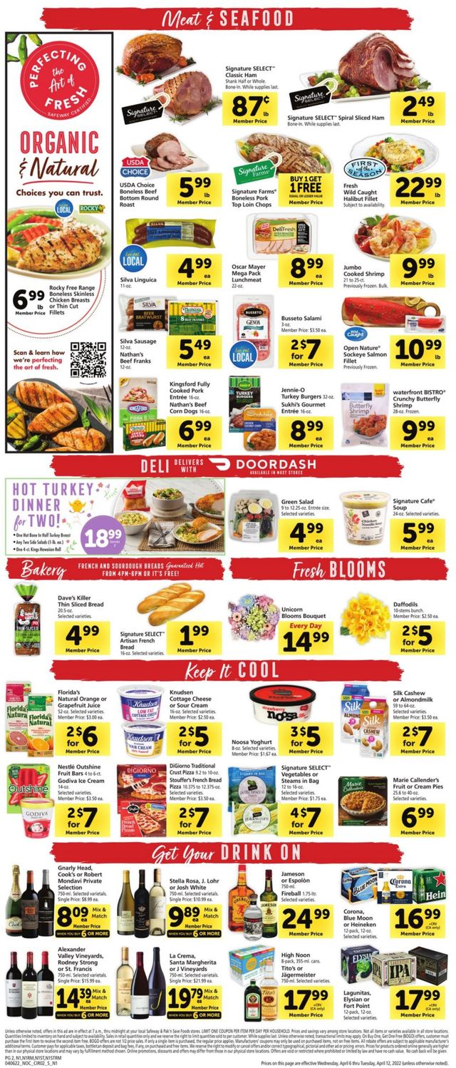 Safeway Ad from 04/06/2022