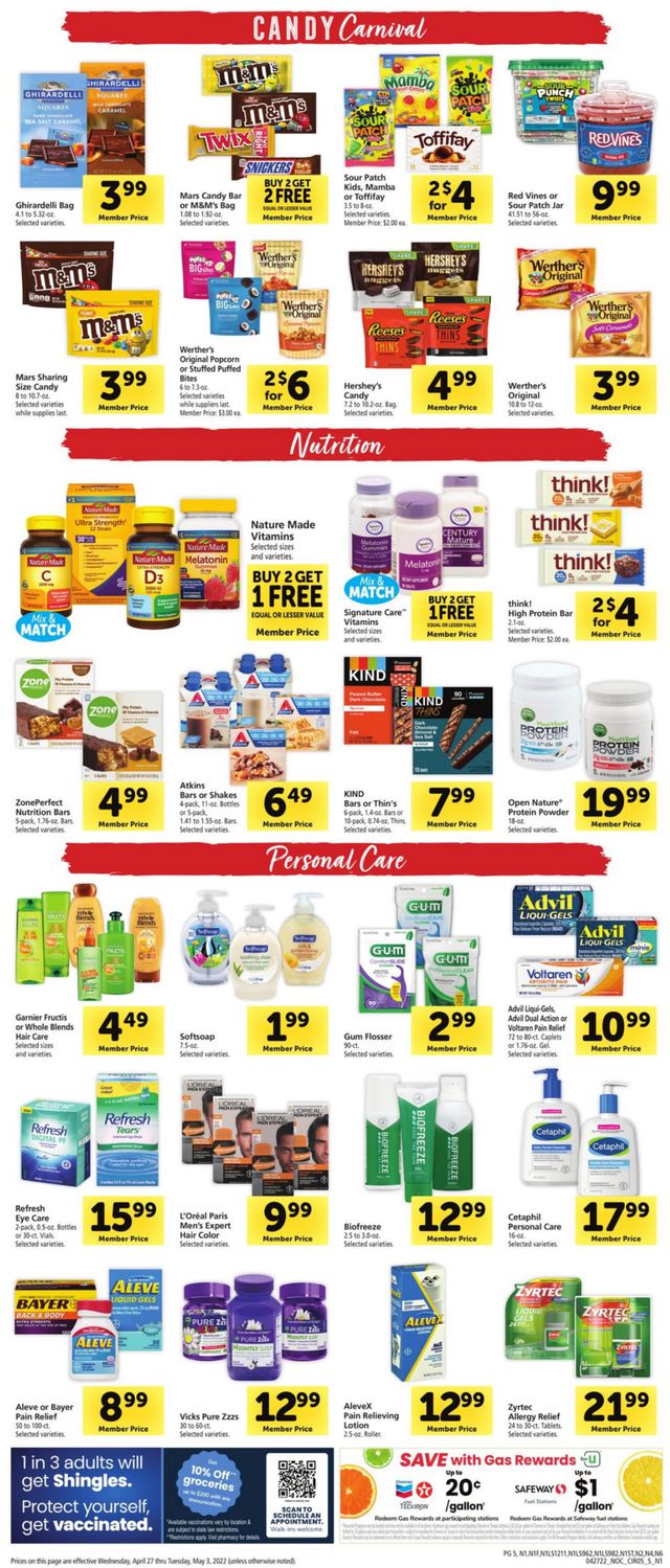 Safeway Ad from 04/27/2022