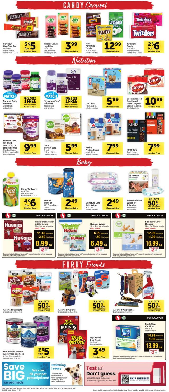 Safeway Ad from 05/18/2022