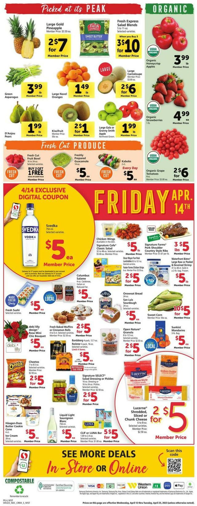Safeway Ad from 04/12/2023