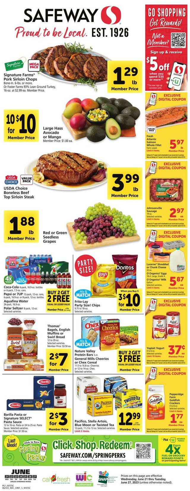 Safeway Ad from 06/21/2023