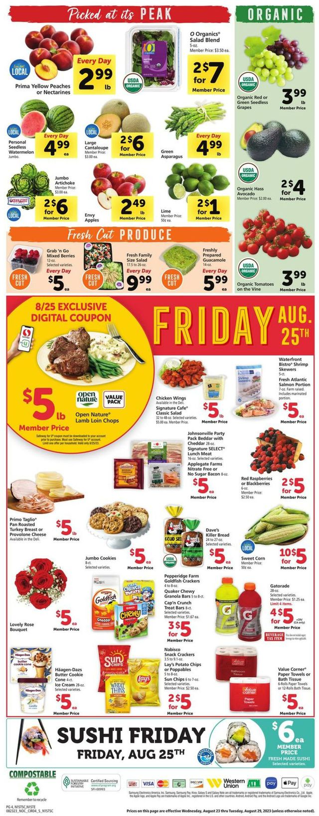 Safeway Ad from 08/23/2023