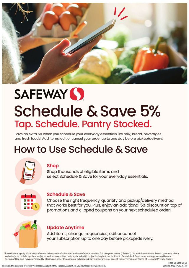 Safeway Ad from 08/02/2023