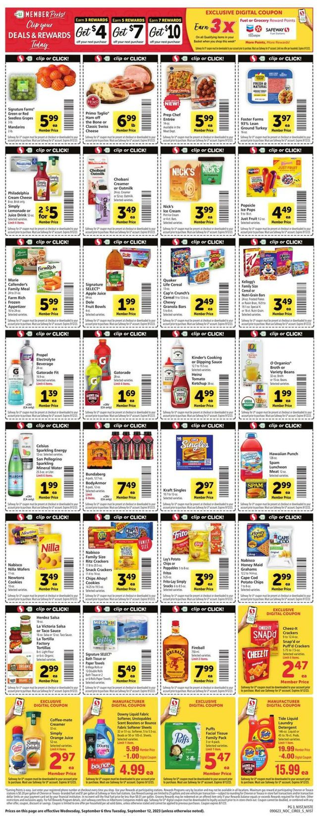 Safeway Ad from 09/06/2023