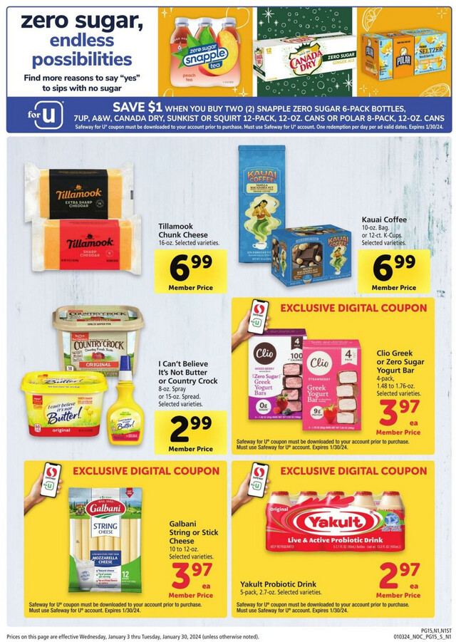 Safeway Ad from 01/03/2024