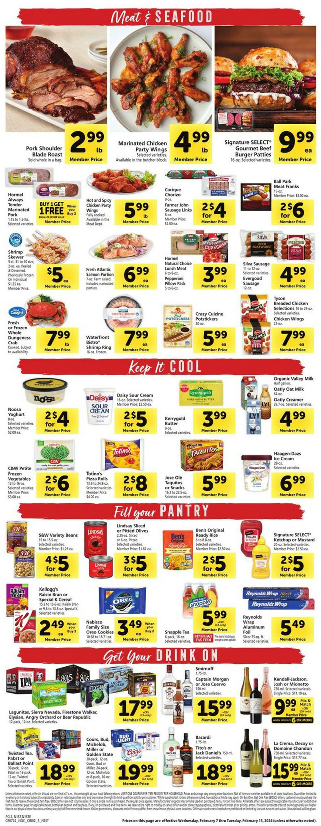Safeway Ad from 02/07/2024