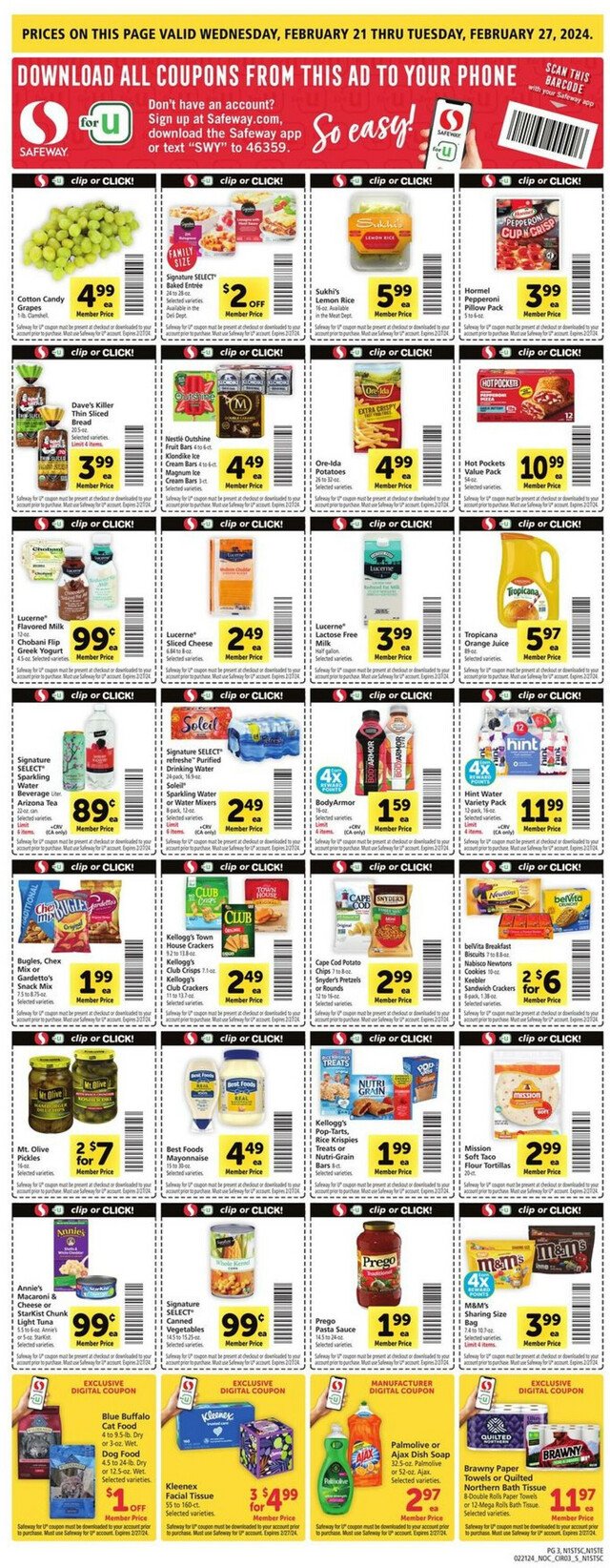 Safeway Ad from 02/21/2024