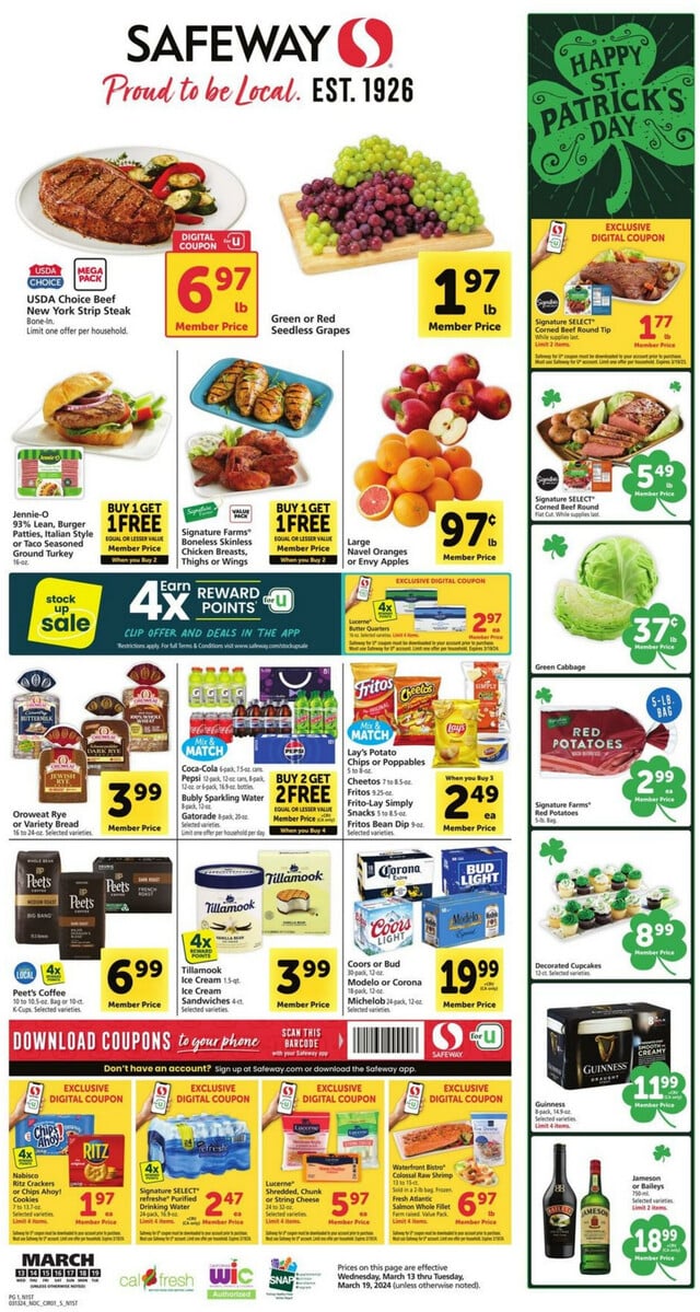 Safeway Ad from 03/13/2024
