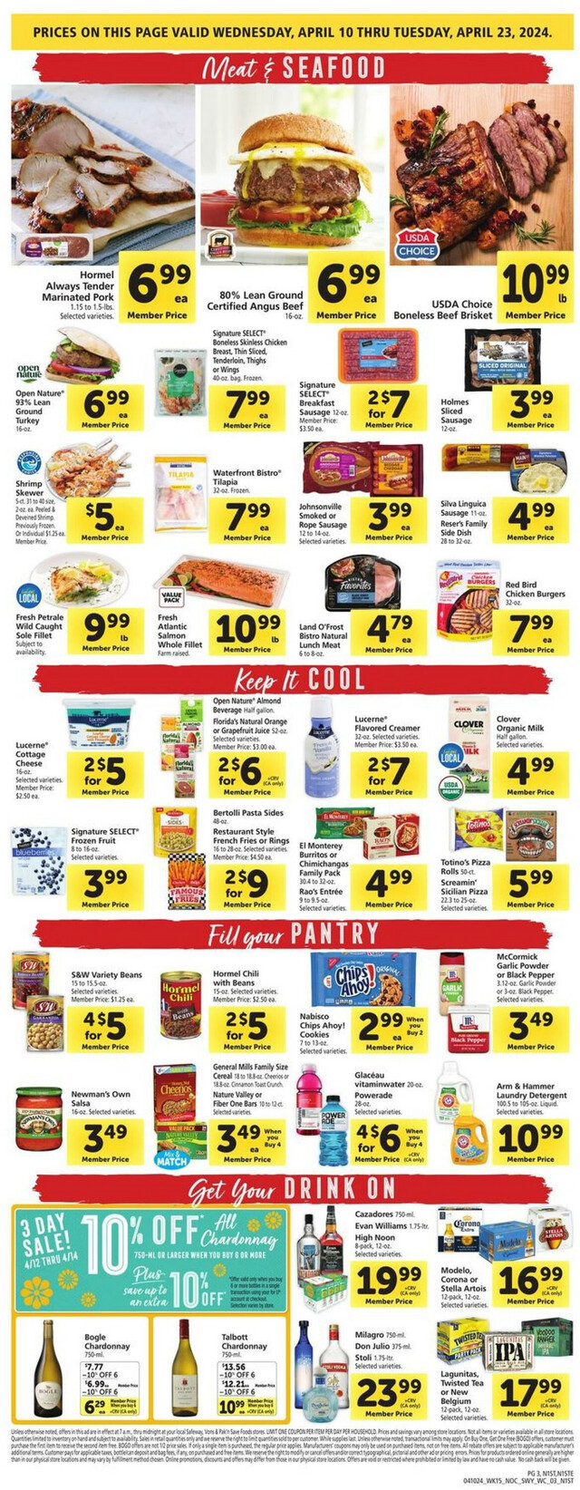 Safeway Ad from 04/10/2024