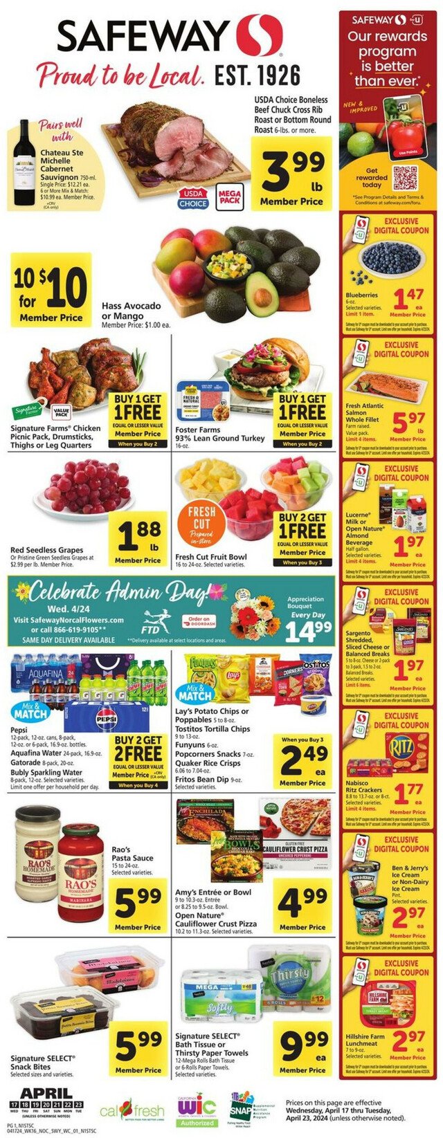 Safeway Ad from 04/17/2024
