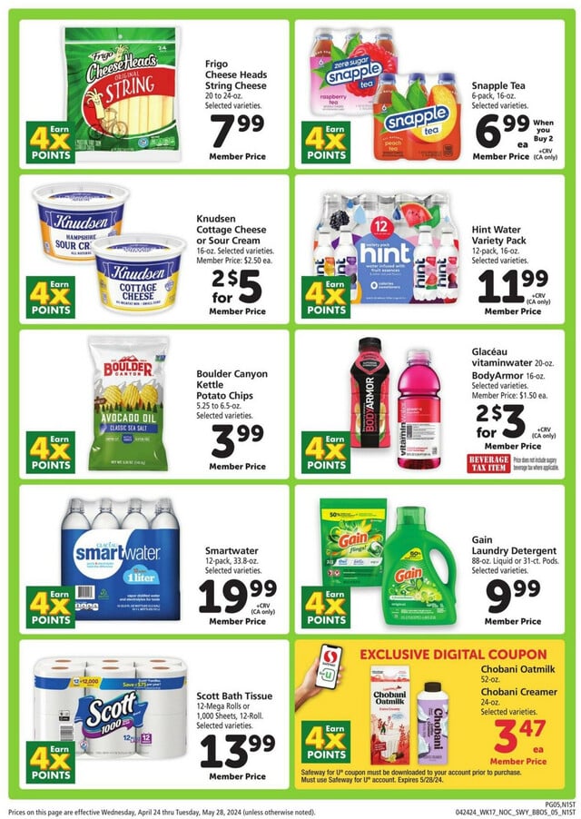 Safeway Ad from 04/24/2024