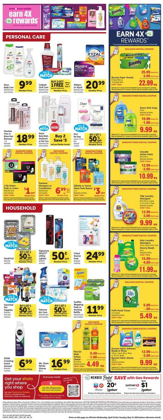 Safeway Ad from 05/01/2024