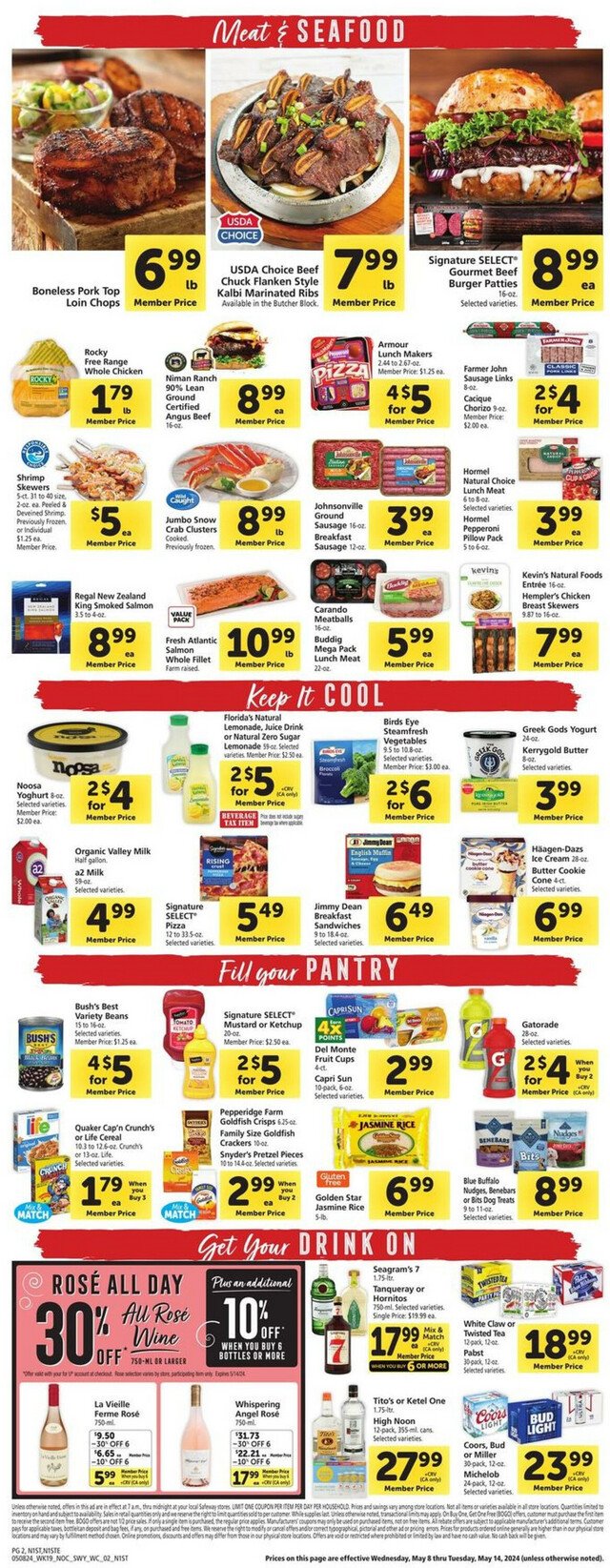 Safeway Ad from 05/08/2024