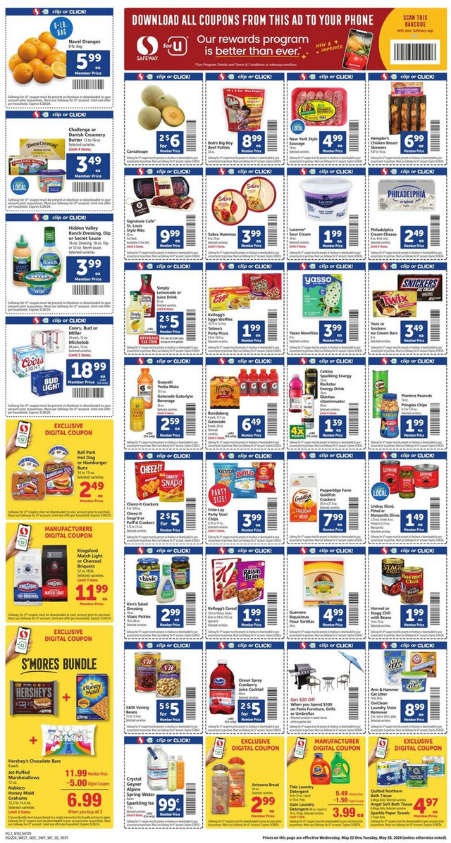 Safeway Ad from 05/22/2024