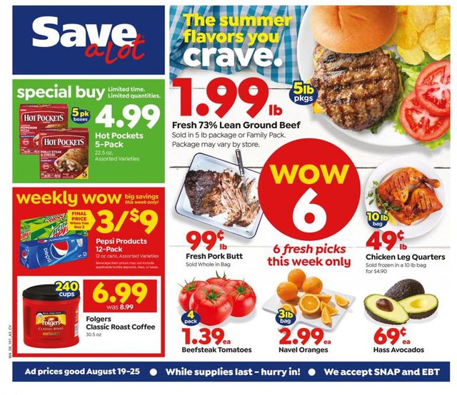 Save a Lot Ad from 08/19/2020
