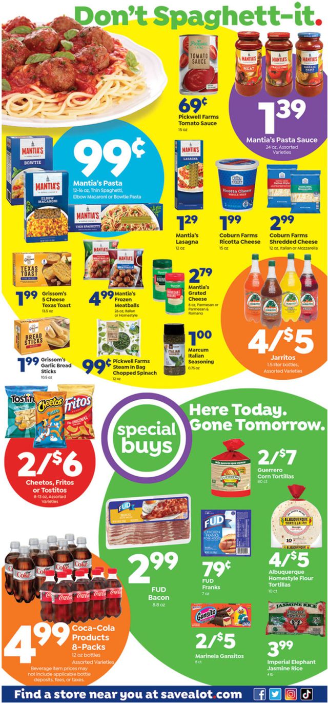 Save a Lot Ad from 10/20/2021