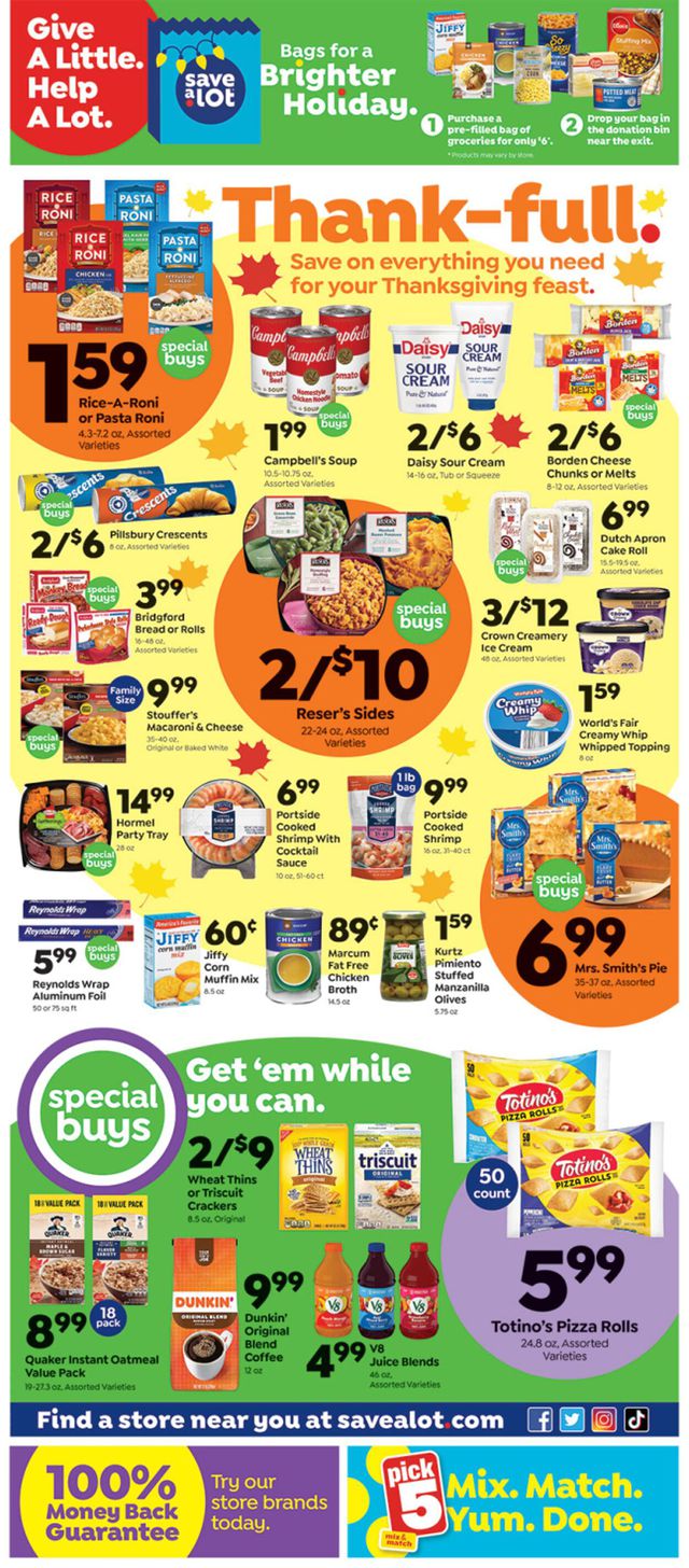 Save a Lot Ad from 11/16/2022