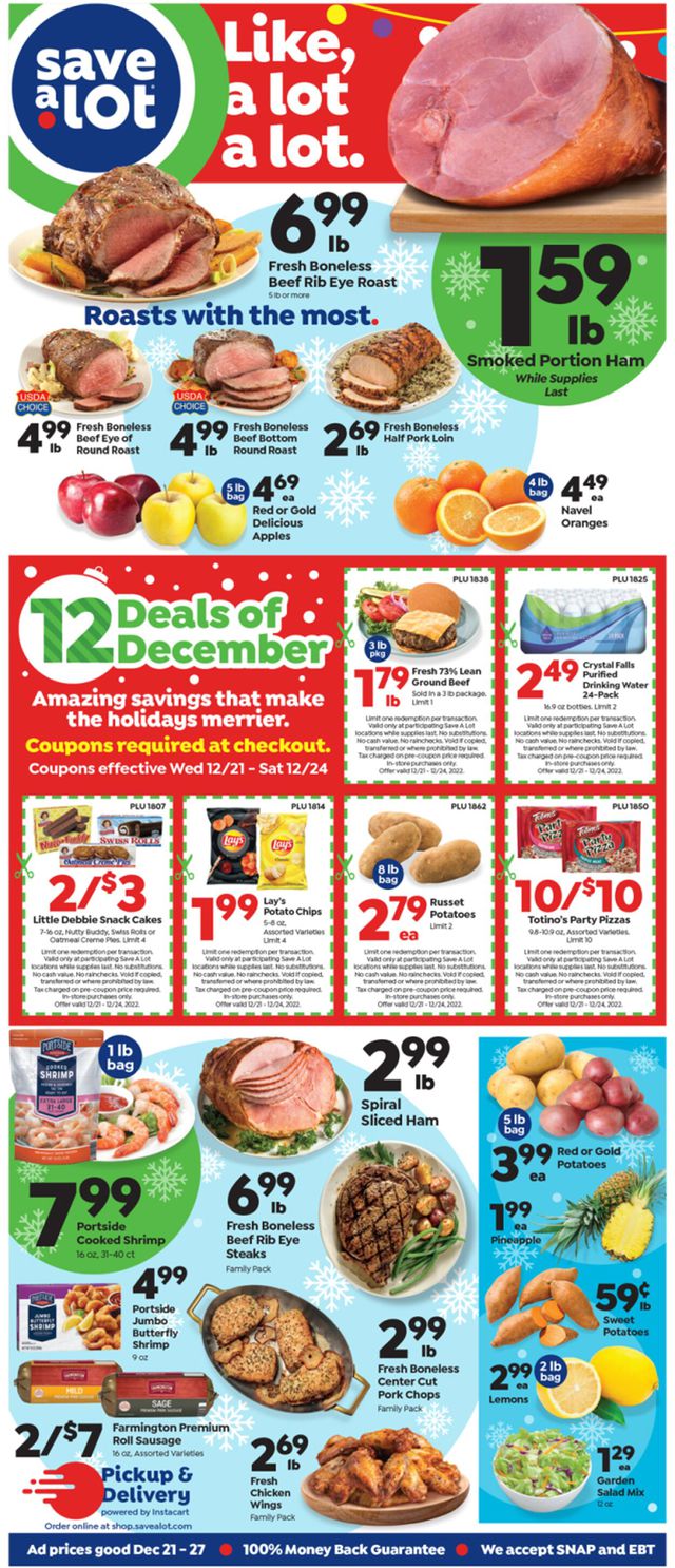 Save a Lot Ad from 12/21/2022