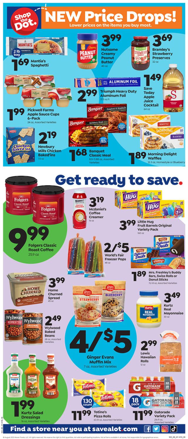 Save a Lot Ad from 08/09/2023