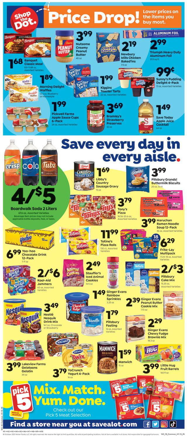 Save a Lot Ad from 10/11/2023