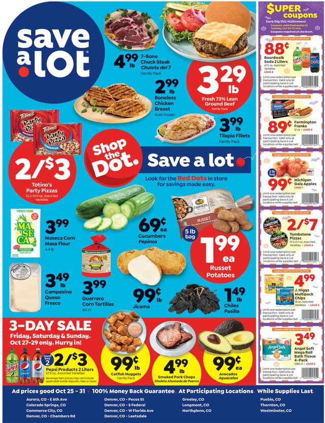 Save a Lot Ad from 10/25/2023