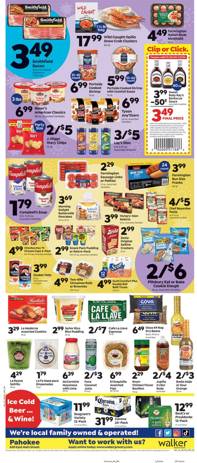 Save a Lot Ad from 12/27/2023