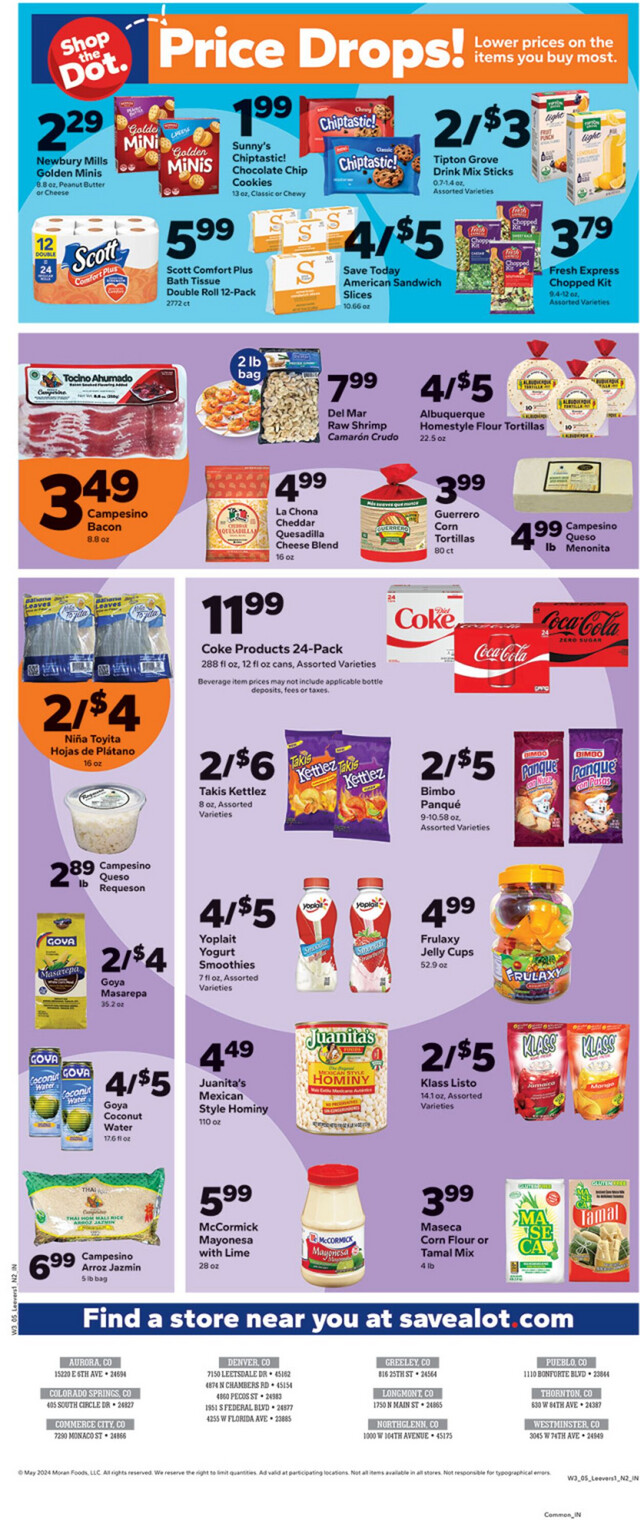 Save a Lot Ad from 05/15/2024