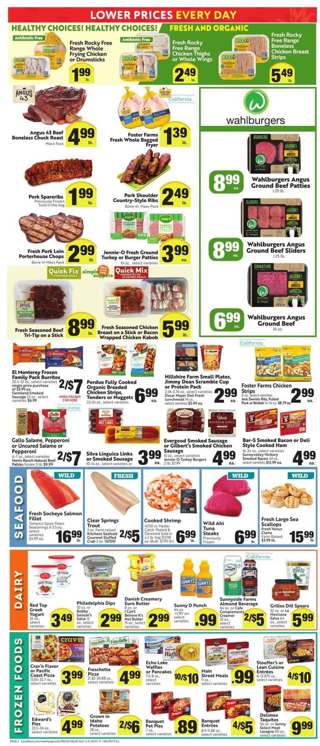 Save Mart Ad from 07/03/2019