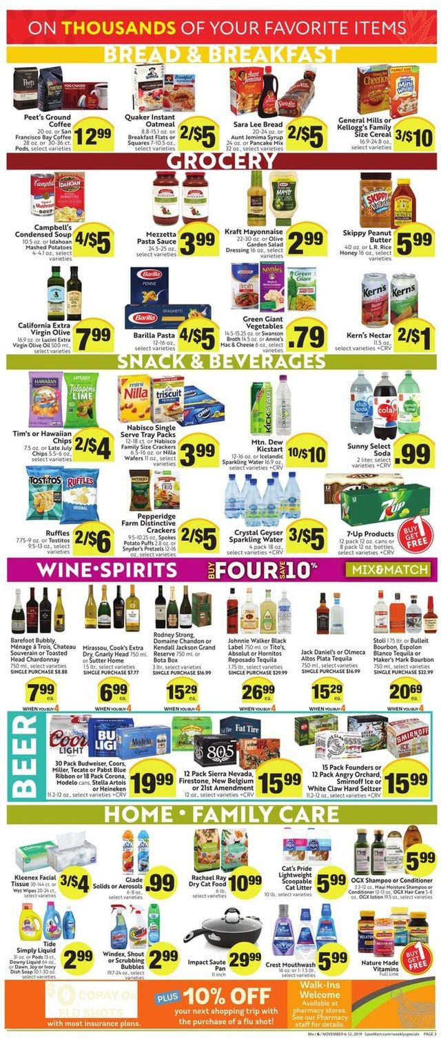 Save Mart Ad from 11/06/2019