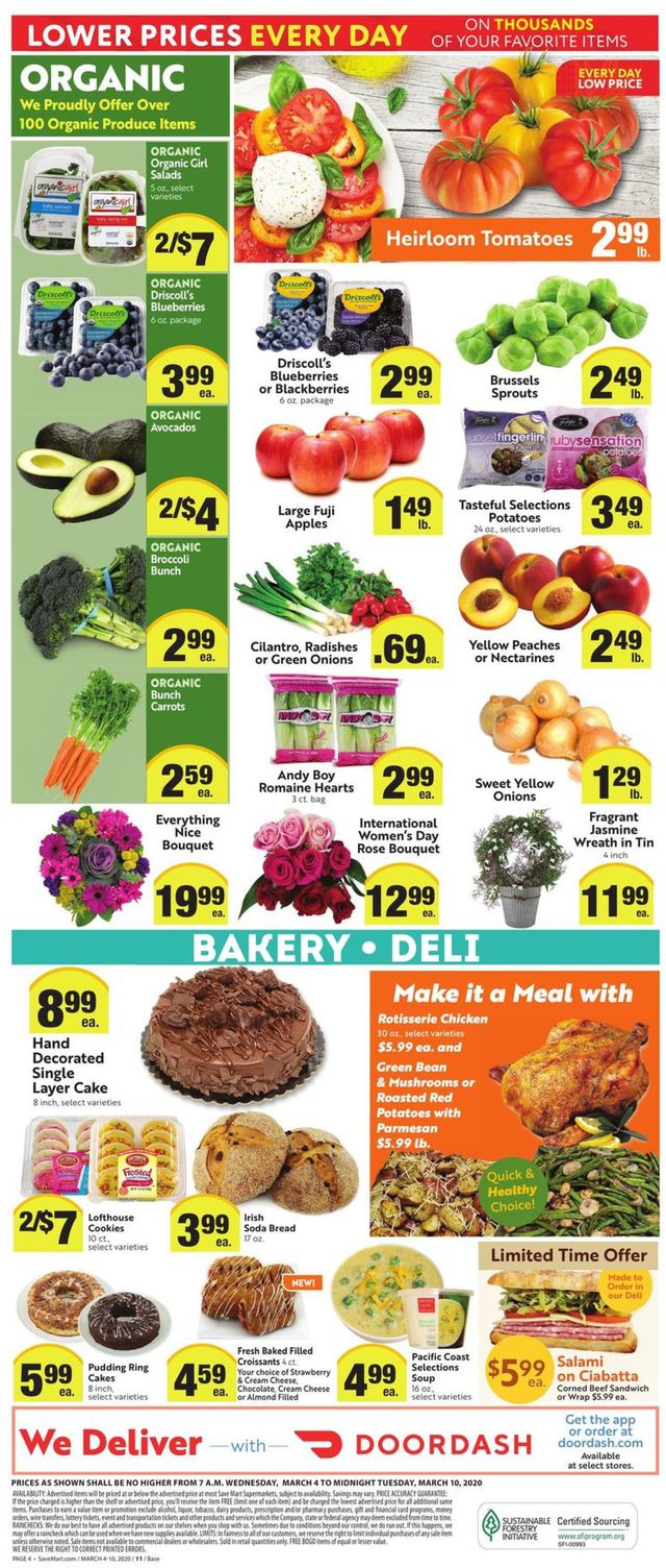 Save Mart Ad from 03/04/2020
