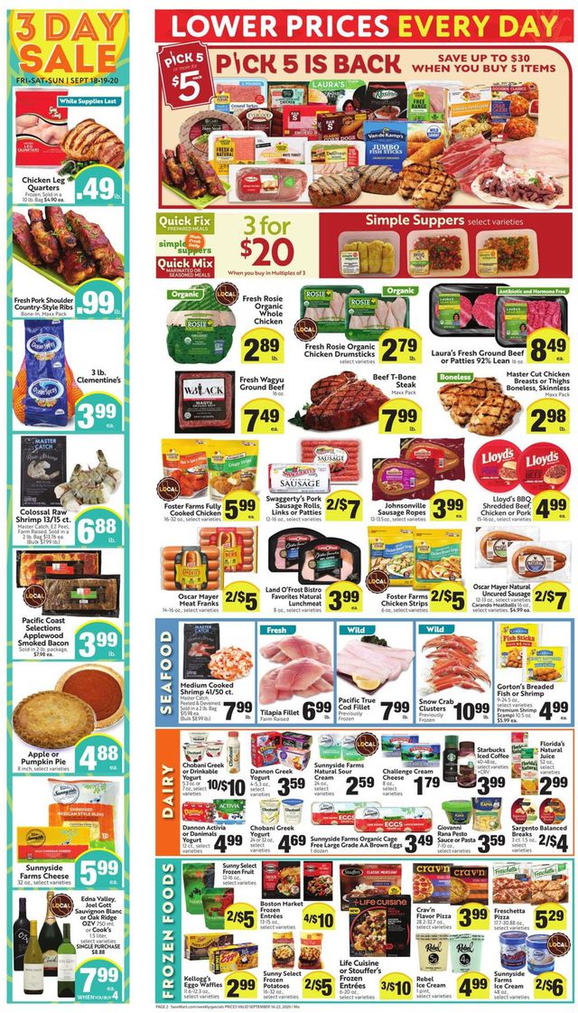 Save Mart Ad from 09/16/2020