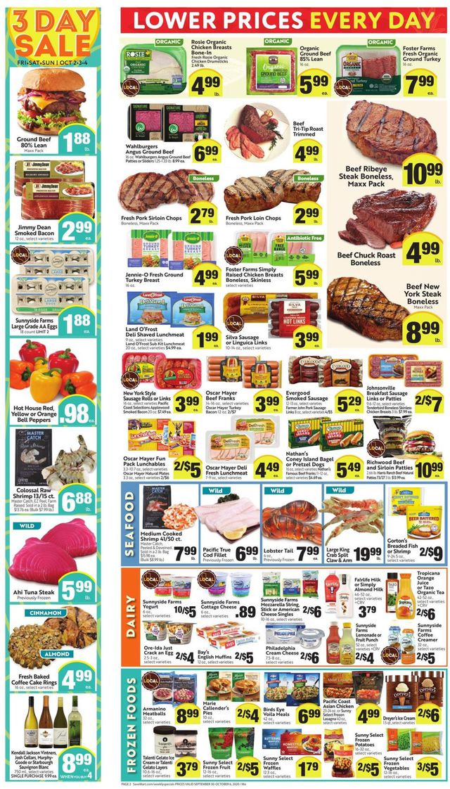Save Mart Ad from 09/30/2020