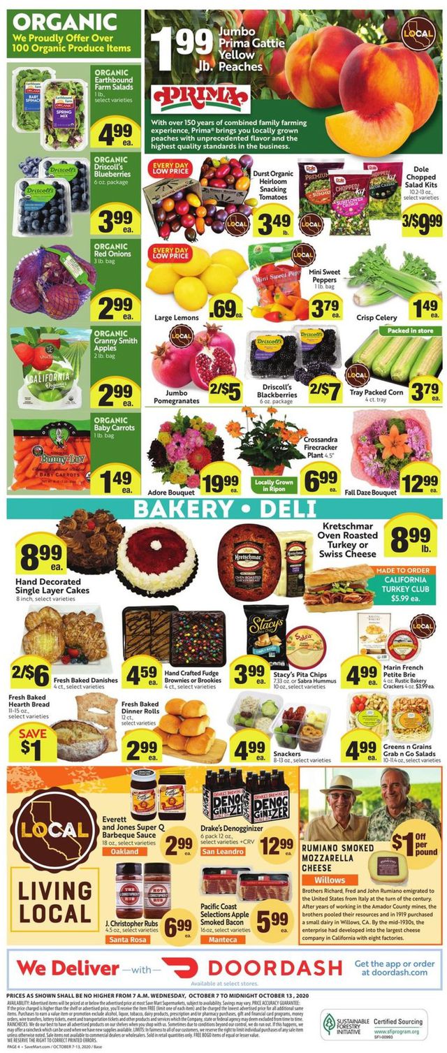 Save Mart Ad from 10/07/2020