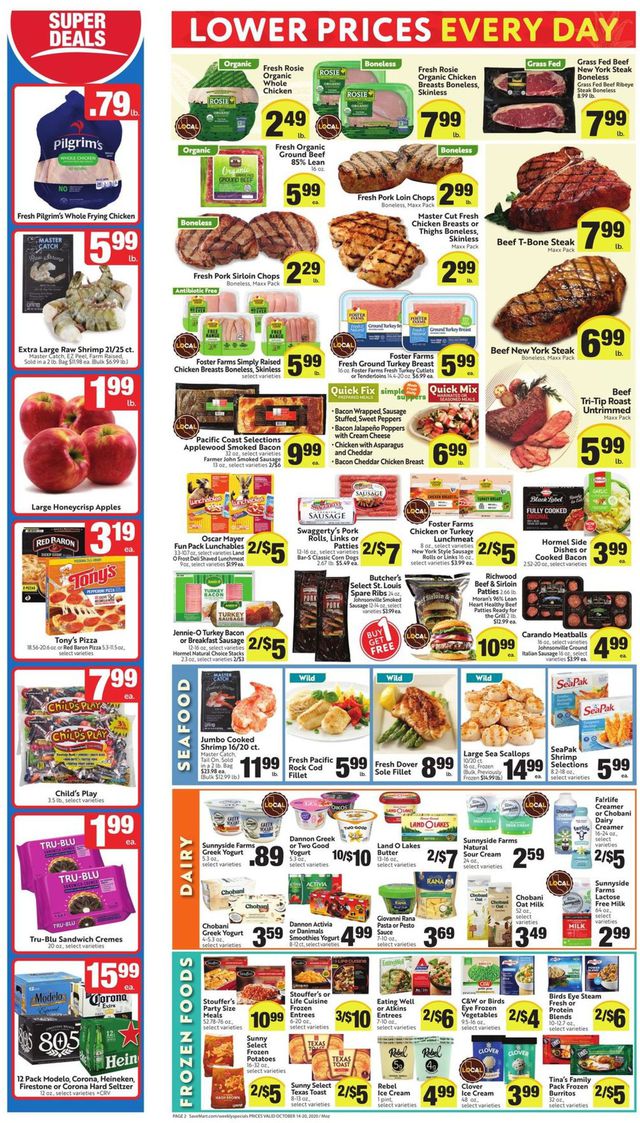 Save Mart Ad from 10/14/2020