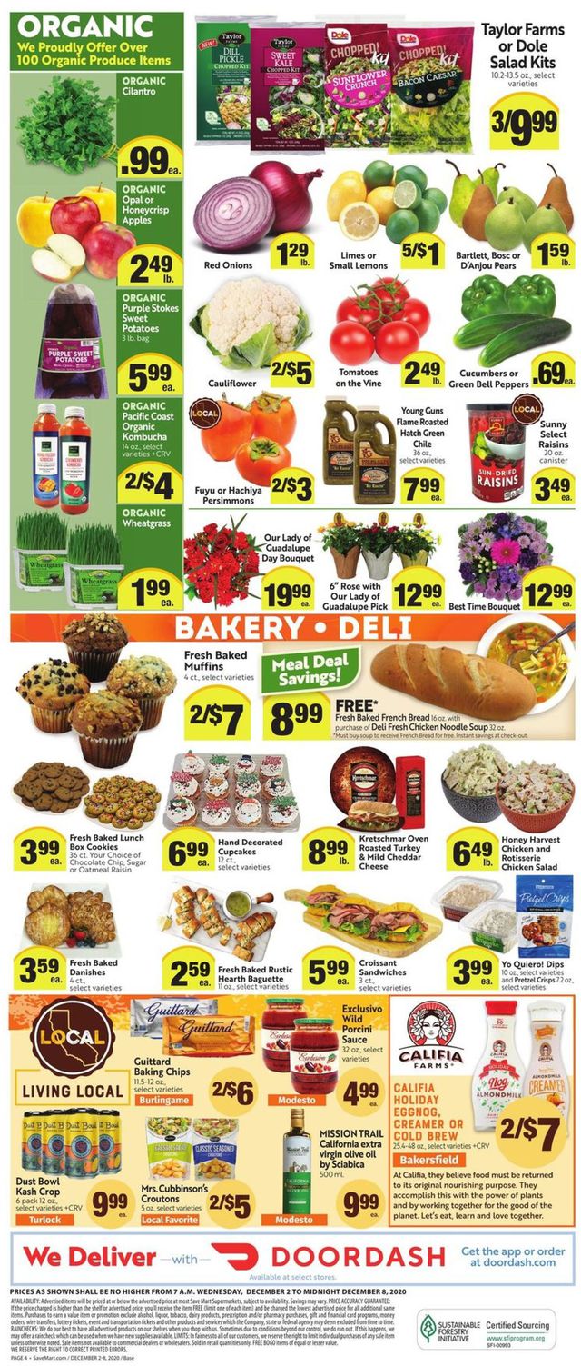Save Mart Ad from 12/02/2020