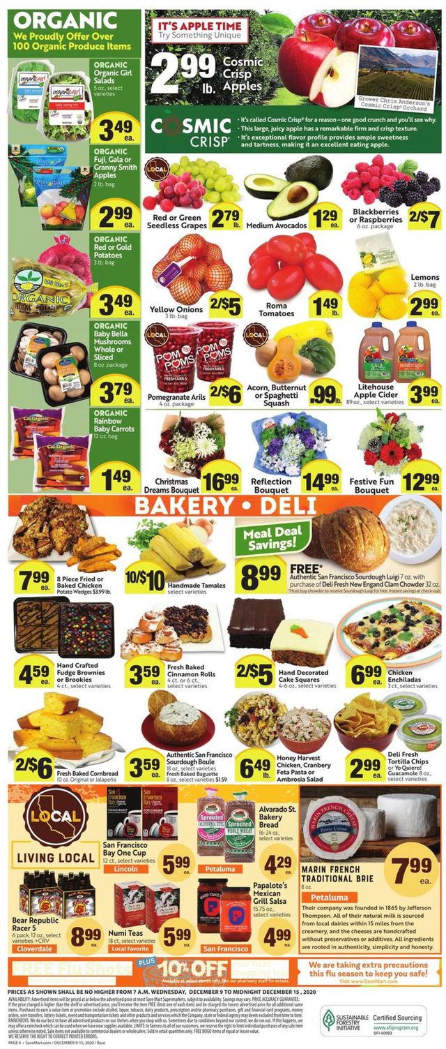 Save Mart Ad from 12/09/2020